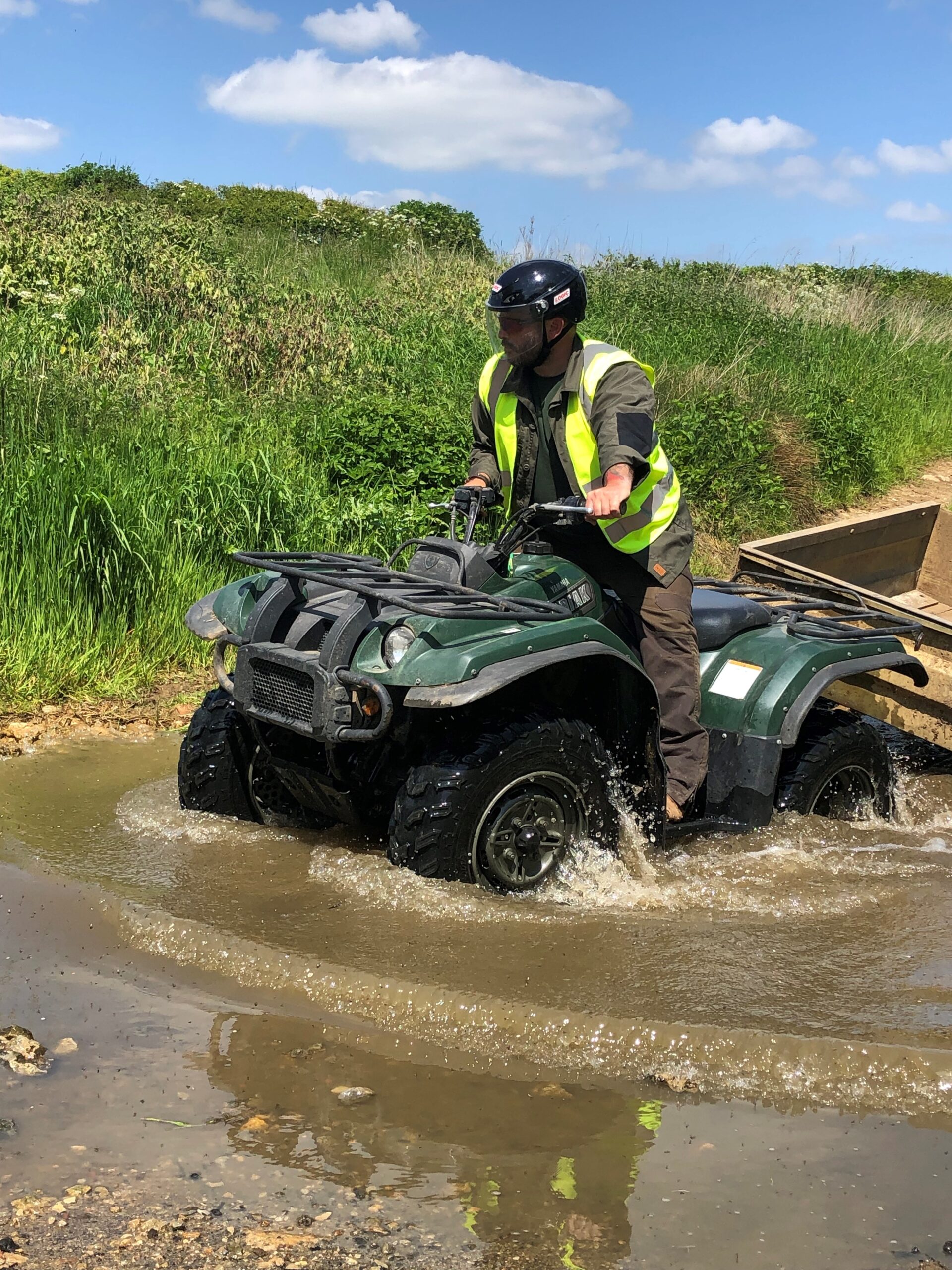 LANTRA Awards All Terrain Vehicles (ATV) Sit Astride Course