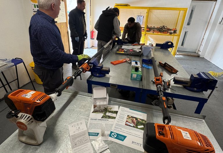 Enhancing grounds maintenance training with specialist plant disease detection equipment